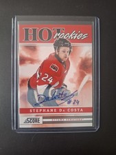 2011-12 Score Signatures #527 Stephane Da Costa Hot Rookies