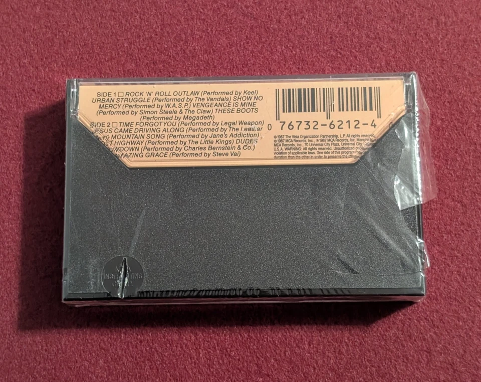 Dudes Movie Soundtrack (1987 Cassette) 1980s Megadeth Vandals Jane's Addiction - Image 2 of 4