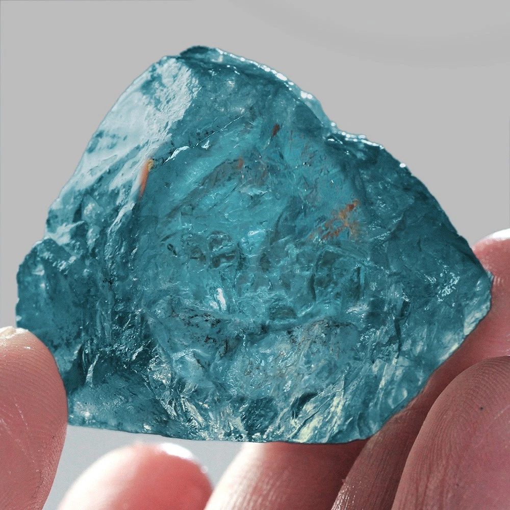 Sky Blue Aquamarine Healing Crystal - 22.50 Ct Natural Raw Sky Blue Aquamarine - Unheated Sky Blue Gemstone