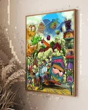 Ganja White Night Cloud City Music Festival Tour 2025 Poster