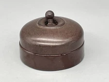 Vintage Crabtree Vitreous 1 Gang 2 Way Bakelite & Ceramic Toggle Light Switch