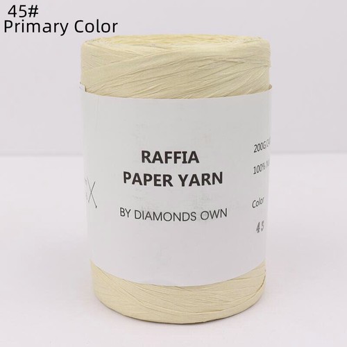 Knitting Crochet DIY knitting thread Hat/Bag Paper Hand 240M Natural Fiber - Picture 14 of 35