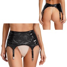 Women's Garter Belt Valetine' S Day Miniskirt Stretchy Suspender Fancy Ladies