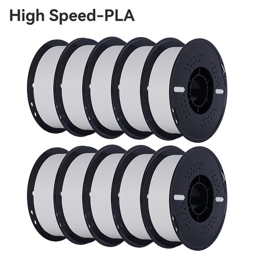 Kingroon 10 kg PLA PETG mat PLA + 1,75 mm imprimante 3D filament faisceau bobine blanc - Photo 41/64
