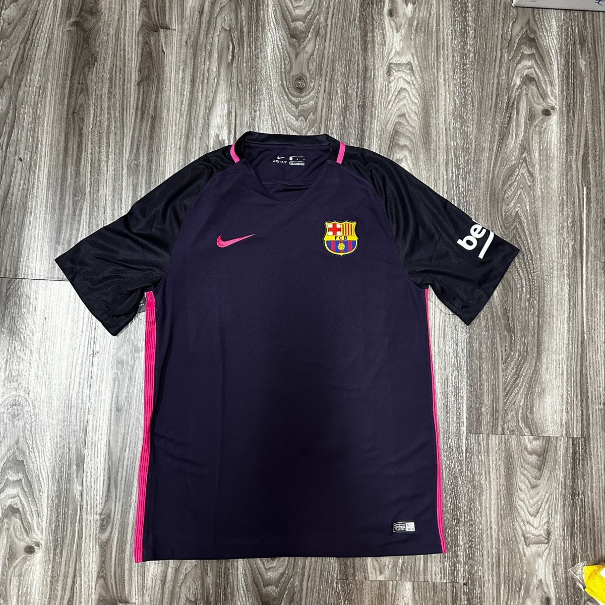 NIKE 2016-17 BARCELONA AWAY JERSEY MENS LARGE 776844-525