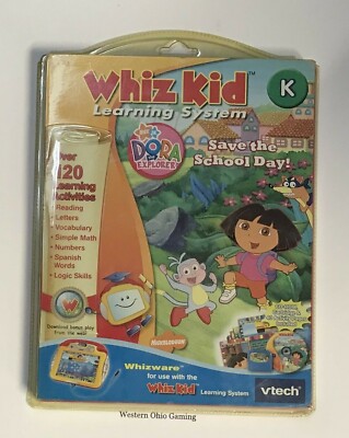 VTech Whiz Kid Dora the Explorer Saves School Day NEW Learning System