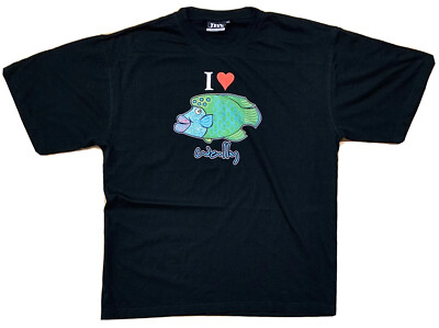 I Love Wally Marine World Great Barrier Reef Cairns Australia T-Shirt Size 3XL
