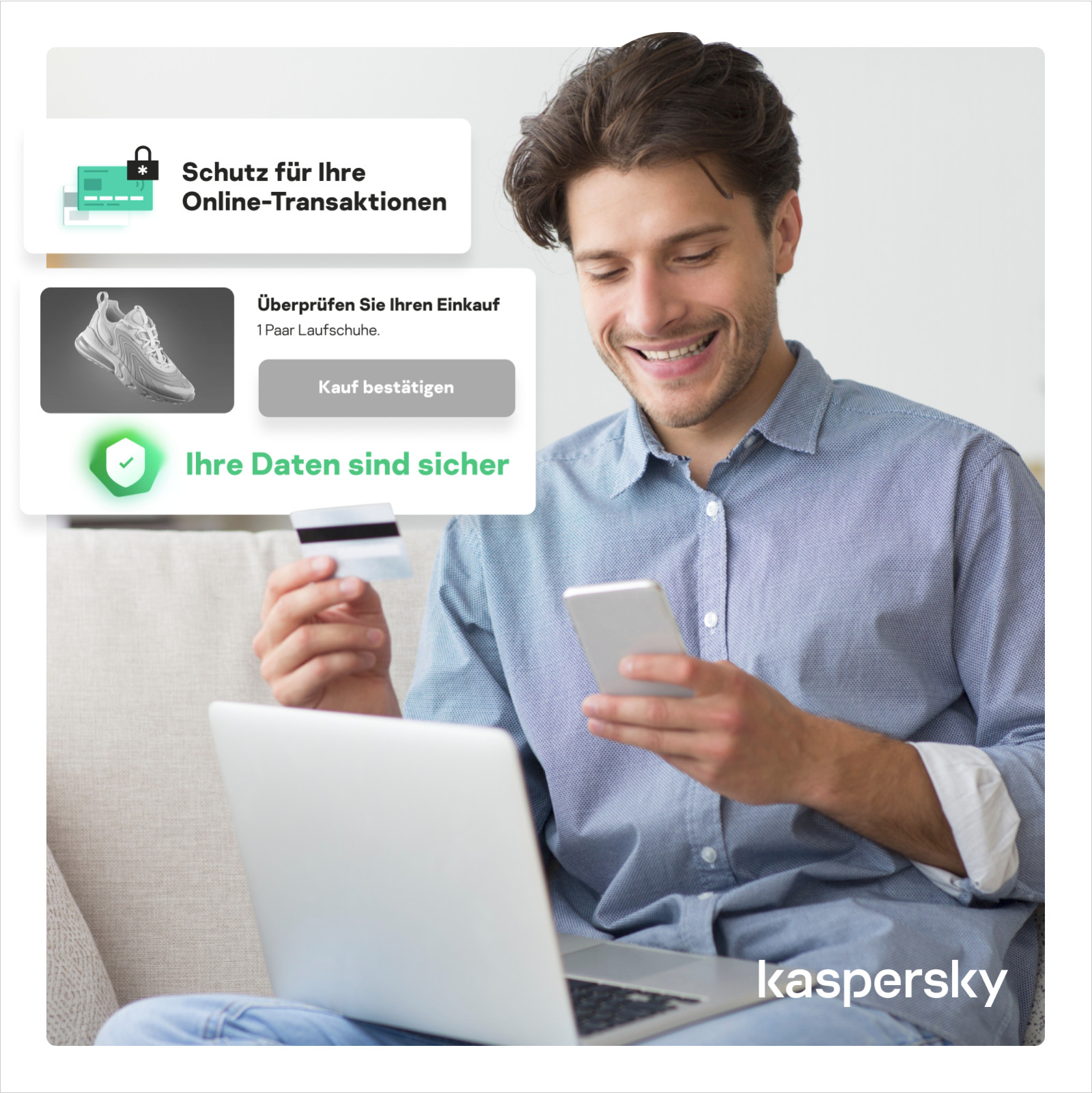 Kaspersky Standard Anti-Virus 2024 1-10 Devices 1-2 Jahre Code per email