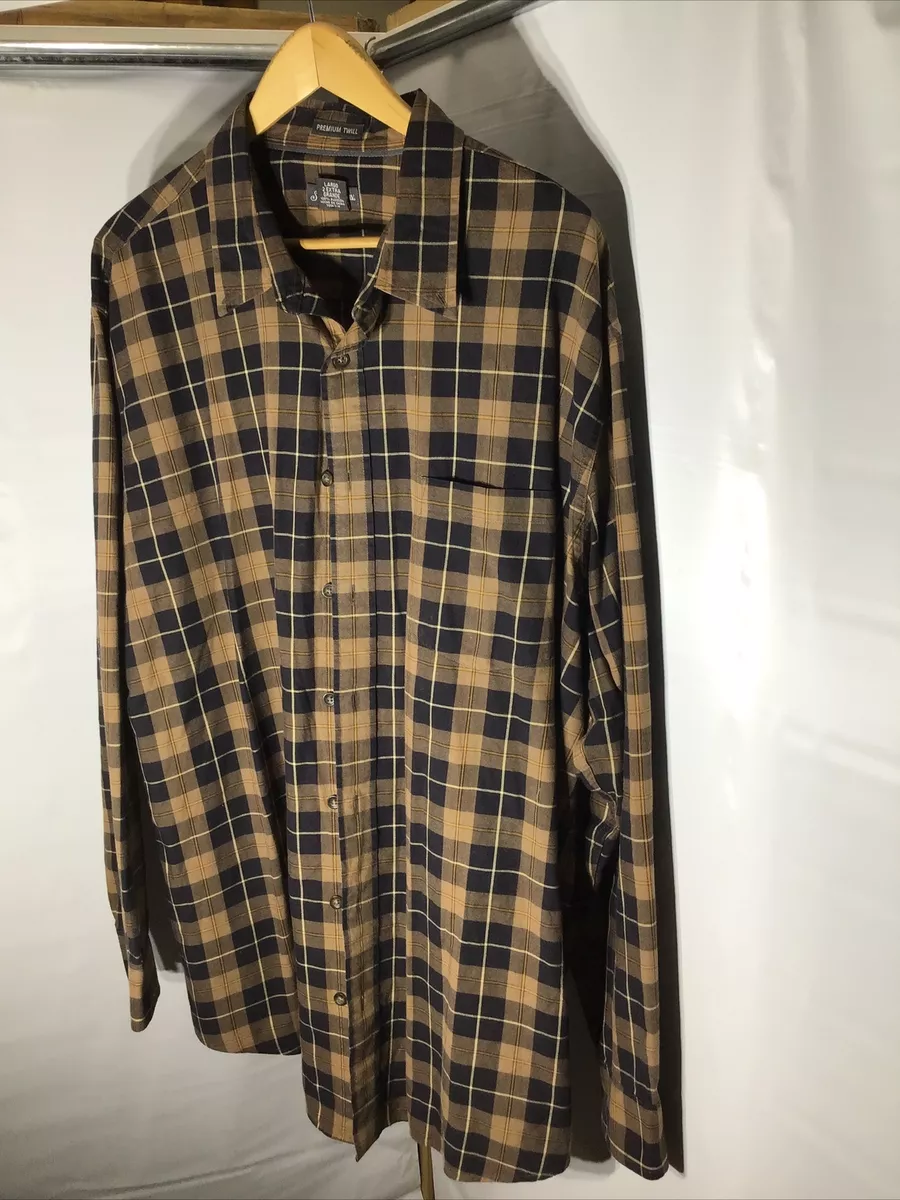 Big and tall flannel hotsell shirt