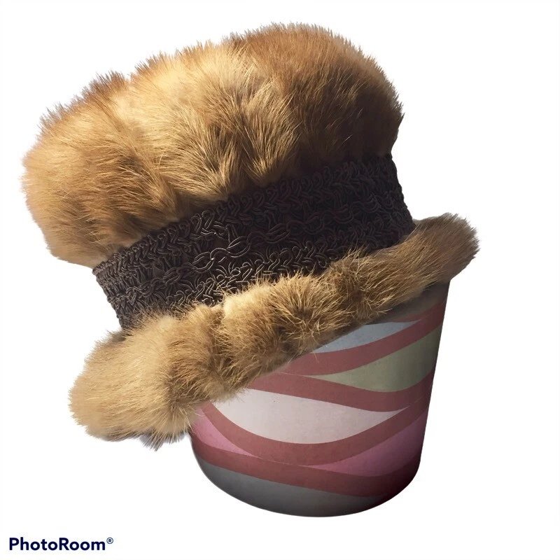 Sombrero Bowler La Rose Mujer Marrón Ajustado Piel Hecho en Unión De Colección S Foto 2 de 4