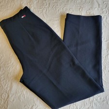 Vtg Tommy Hilfiger Pants Trousers Slacks Women Sz Small Navy Blue Stretch Logo