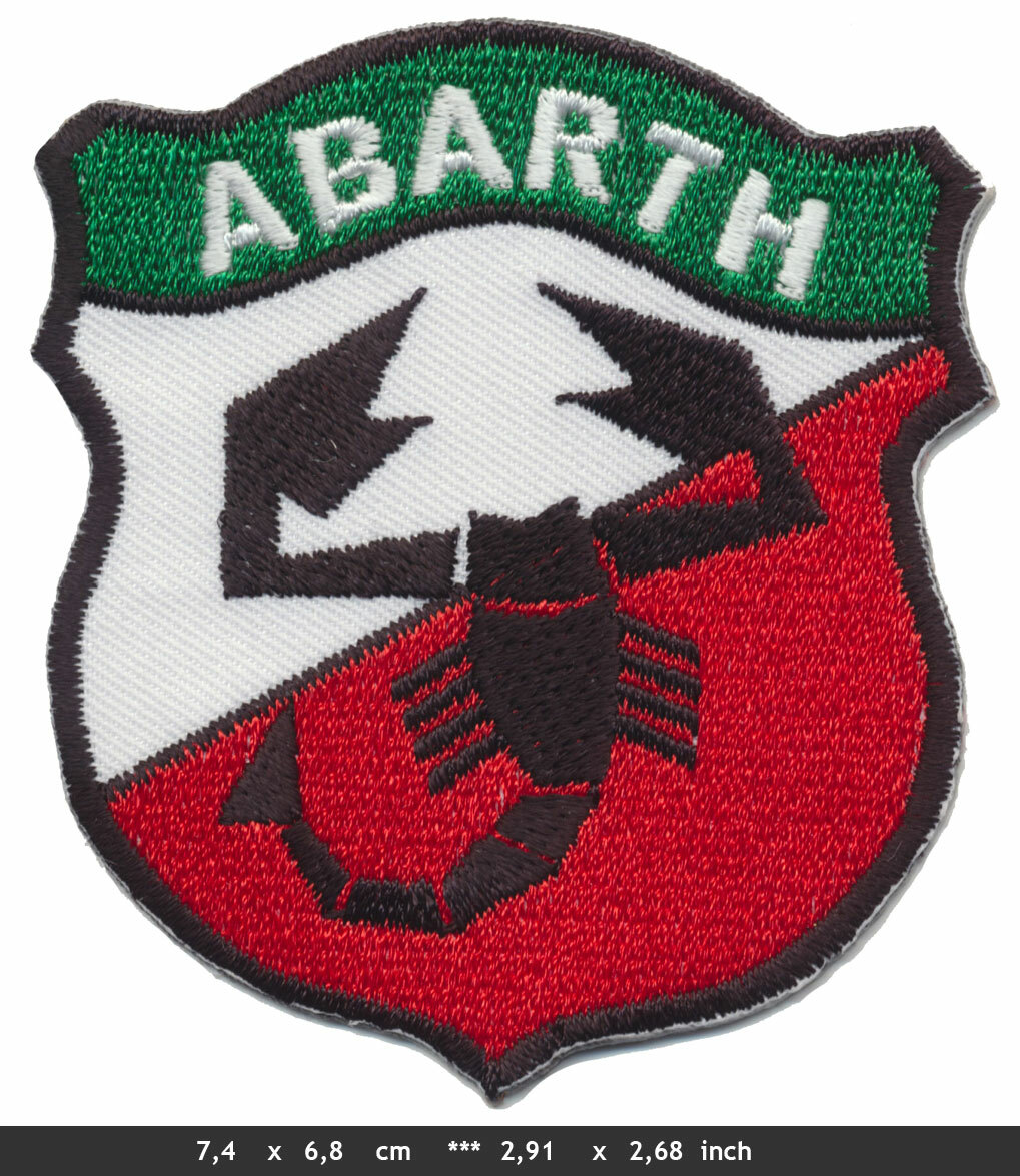 Motor Racing Motorsport Patch Sew / Iron On Badge:- Abarth - Foto 2