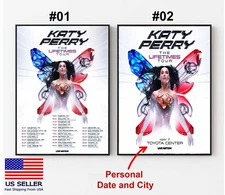 Katy Perry US 'Lifetimes Tour' Dates 2025 Poster, Custom Date and City tour