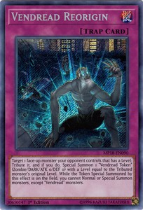 Vendread Reorigin - MP18-EN090 - Secret Rare - 1st Edition x3 - Near Mint