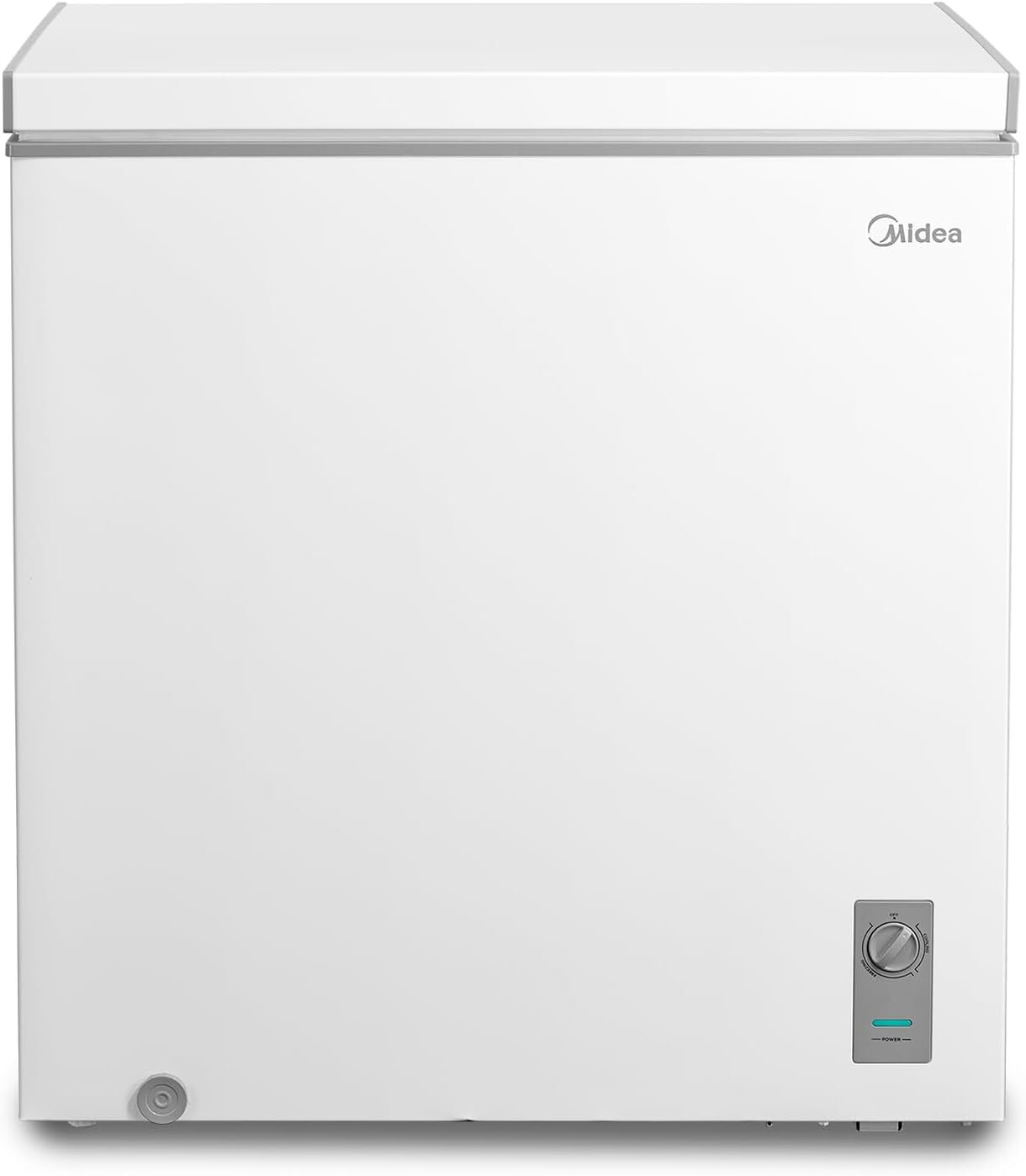 Midea MERC05C4BAWW Chest Freezer, 5.1 Cubic Feet Freezer With Removable Basket,