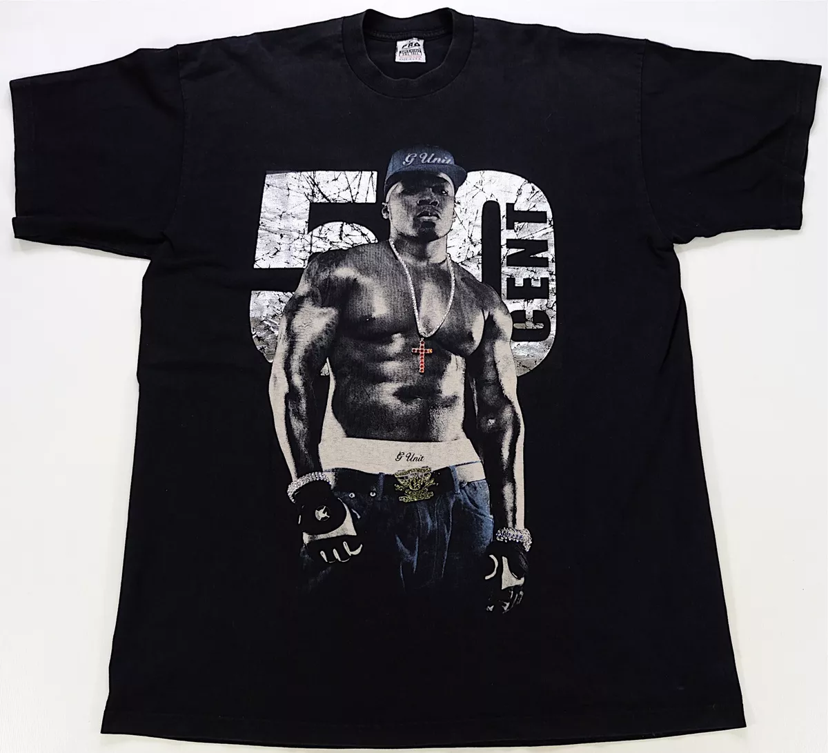 Rare VTG 5 PRO 50 Cent G-Unit Rapper T Shirt 2000s Hip Hop Artist 3XLT | eBay