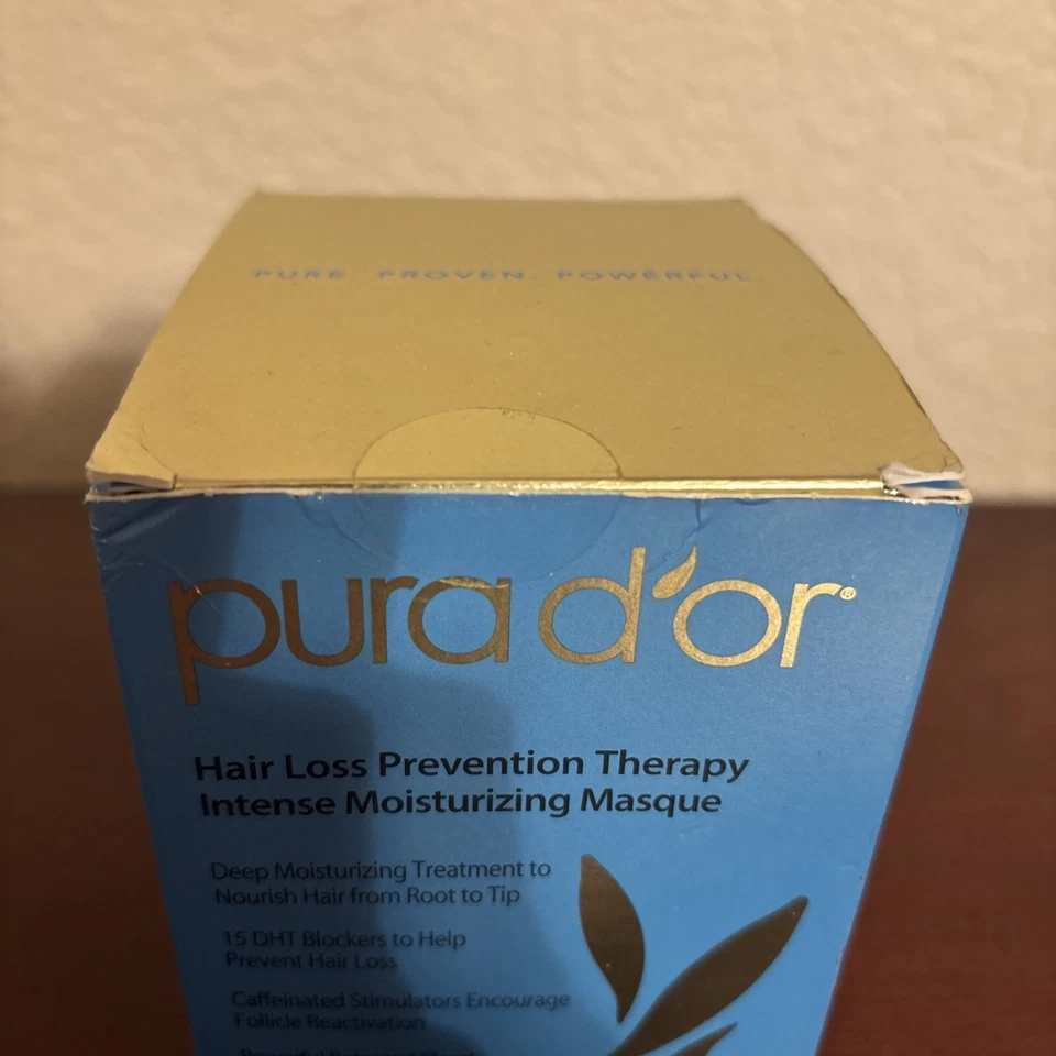 Увлажняющая маска для предотвращения выпадения волос Pura d'or 8 упаковок - Изображение 2 из 3