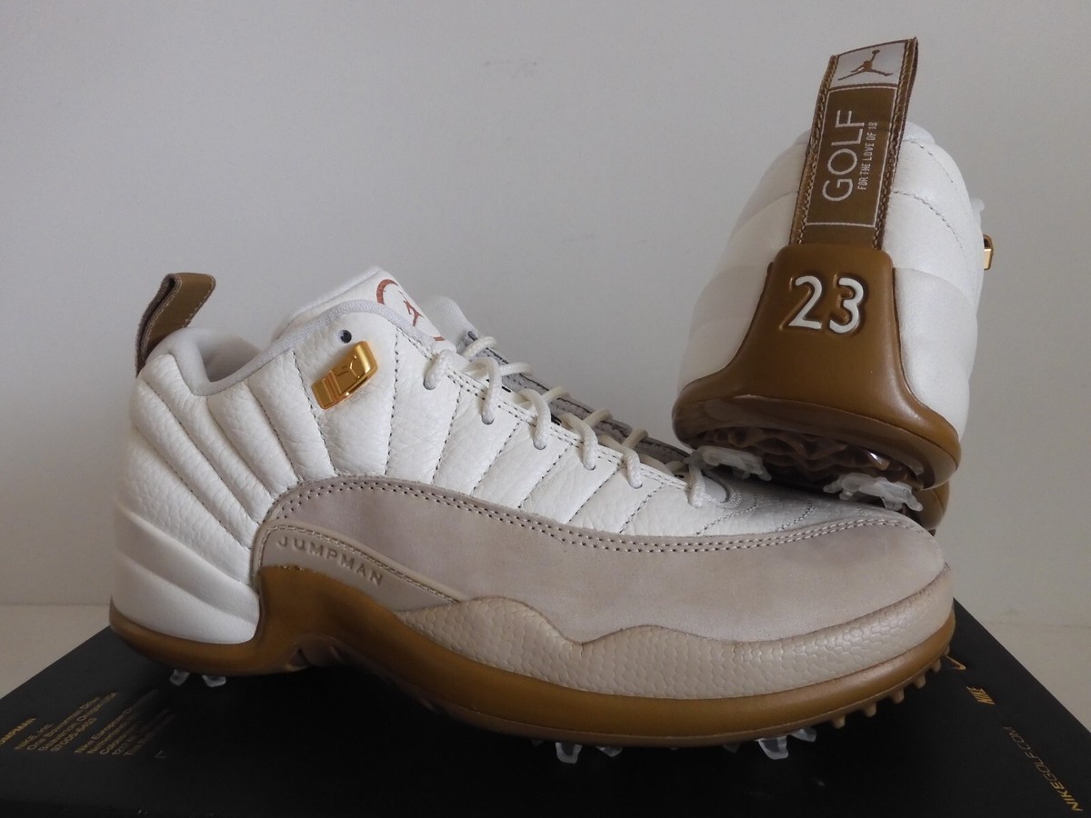 NIKE - JORDAN XII G NRG U22 ジョーダン　ナイキ　ゴルフシューズ NIKE AIR JORDAN XII 12 RETRO G NRG U22 SAIL-BLACK-BROWN SZ