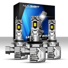 NOVSIGHT H11 9005 9006 LED Headlight Bulbs Halogen Xenon 1:1 Replace 130W 600%