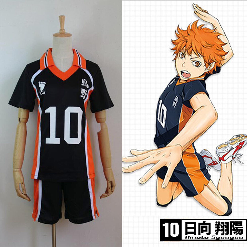 Camiseta Anime Cosplay Haikyuu Anime Vôlei Karasuno Uniforme