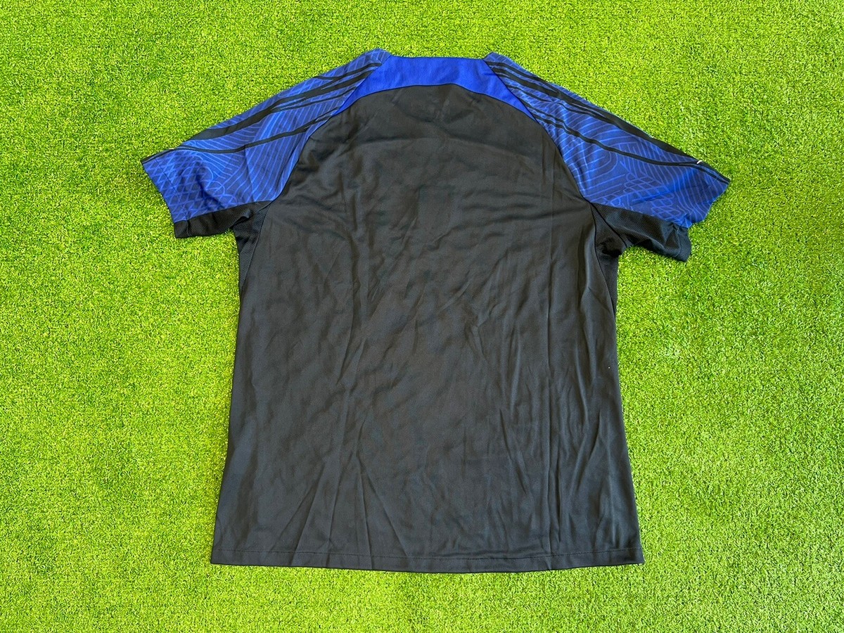 NIKE ゲームシャツ　レトロ　ブルー　XL Nike Dri Fit USA Soccer Jersey Size XL Blue Navy Authentic