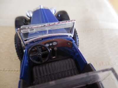 Voiture Miniature Solido 1:43 - Fiat 525 N Bleu Et Noir - Ref 4154 - Occasion Comme Neuf