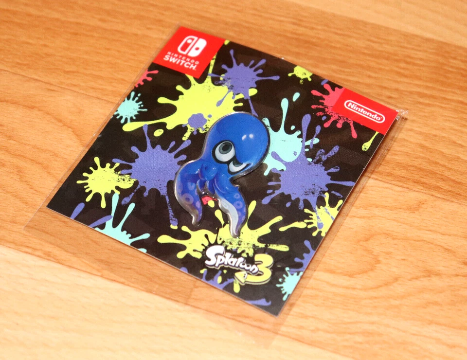 Splatoon 3 Very Rare Promo Octopus Pin / Badge Nintendo Switch - Image 3 of 4