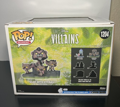 Funko POP! Cicatriz Rey León Villanos Disney con Hienas #1204 Nueva en Caja - Imagen 7 de 8