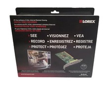 LOREX QLR460 Series 4-Port H.264 PCI DVR Card REMOTE INTERNET MONITORING NIB NEW
