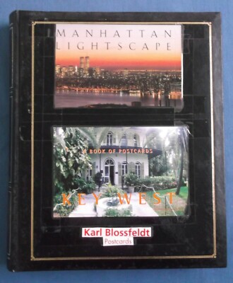KARL BLOSSFELDT PFLANZENSTUDIEN & MANHATTAN LICHTLANDSCHAFT & KEY WEST POSTKARTEN ALBUM