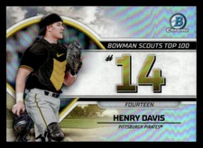 Henry Davis 2023 Bowman Bowman Scouts Top 100 #BTP-14
