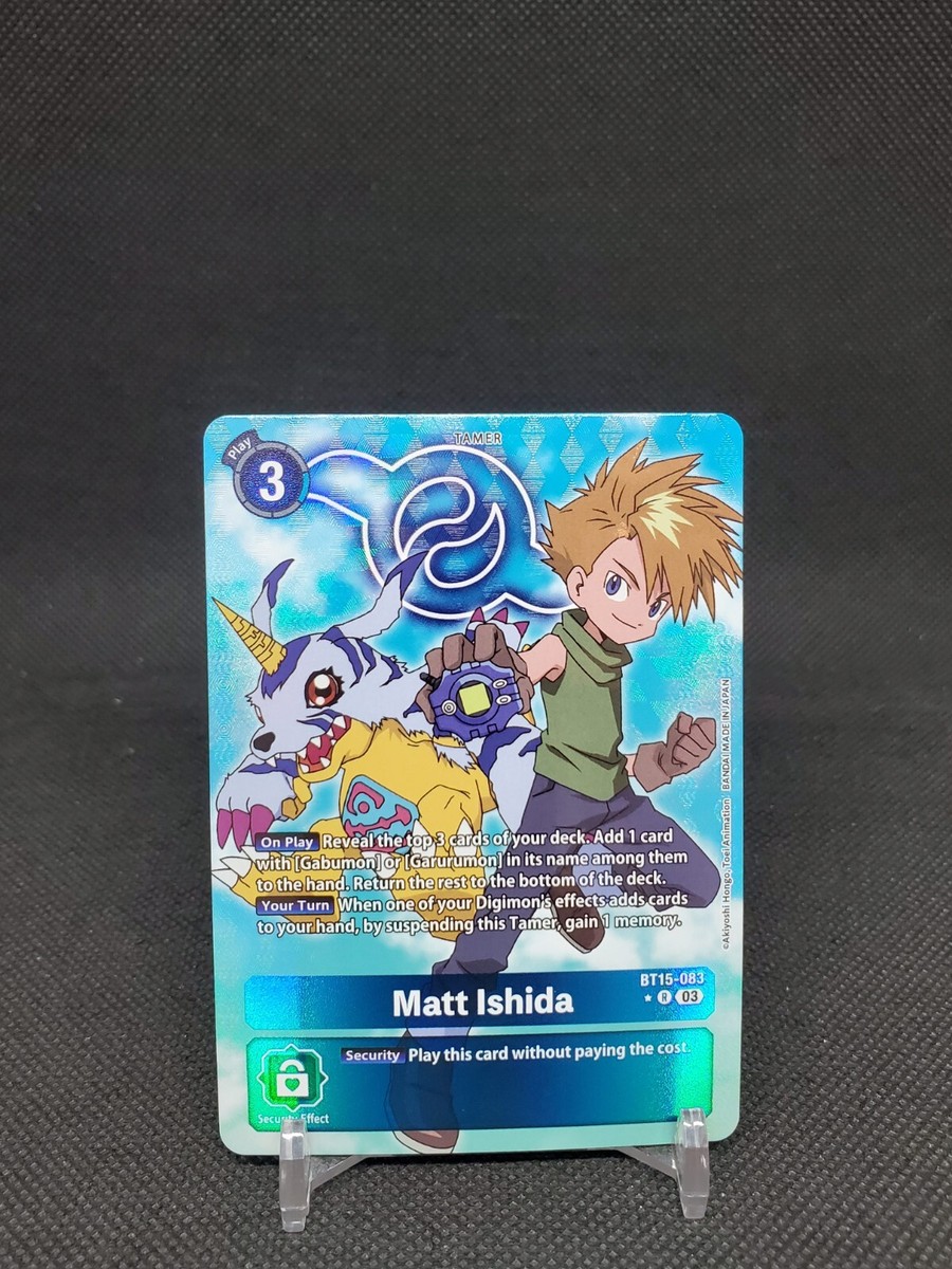 Matt Ishida BT15-083 R Alternate Art Exceed Apocalypse NM Digimon
