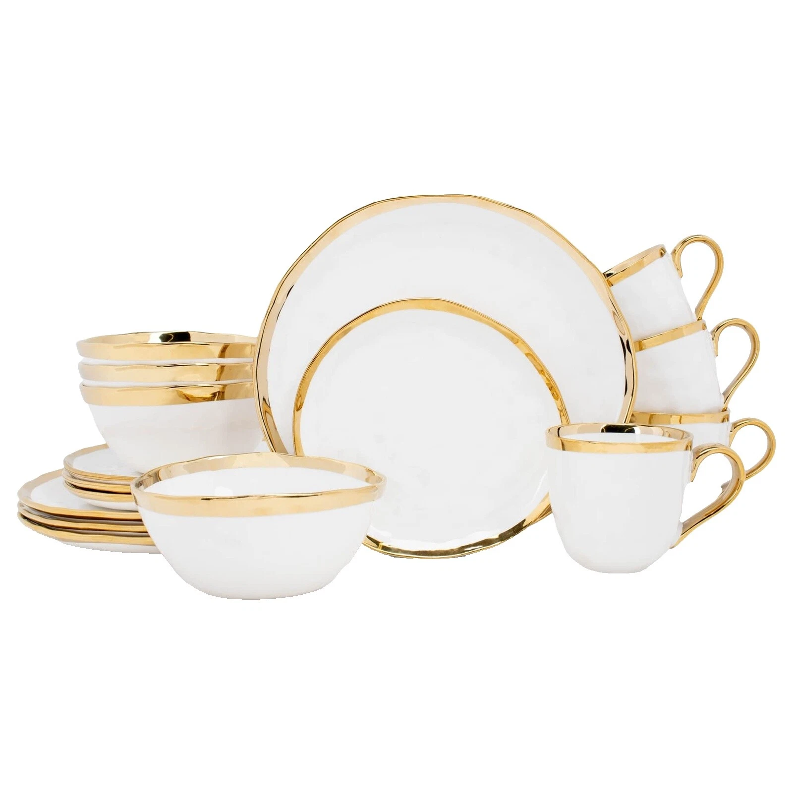 White Plate Ceramic Dinner Service Sets