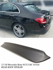 17-20 Benz E Class W213 Sedan L Roof Spoiler Unpaint Plastic Rear Roof Wing.
