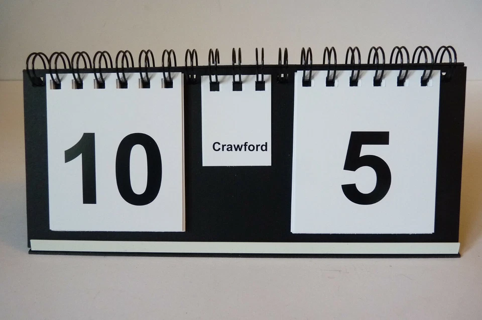 Deluxe Backgammon Scoreboard - Black with Black Coil. FREE p&p in UK - Image 2 of 4