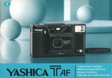 Yashica T AF Instruction Manual Kyocera multi-language