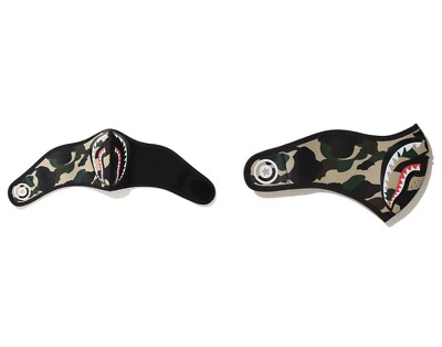 【未使用】A BATHING APE SHARK FACE MASK A Bathing Ape Bape 1st Camo Shark Face Mask Yellow/Black