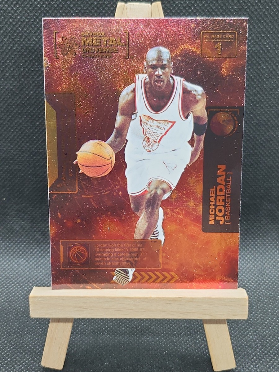 Michael Jordan 2021 Skybox Metal Universe Champions #1 Copper