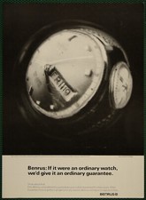 Benrus Sea Lord Lady Wrist Watch Lemon Shark Lens Vintage Print Ad 1967