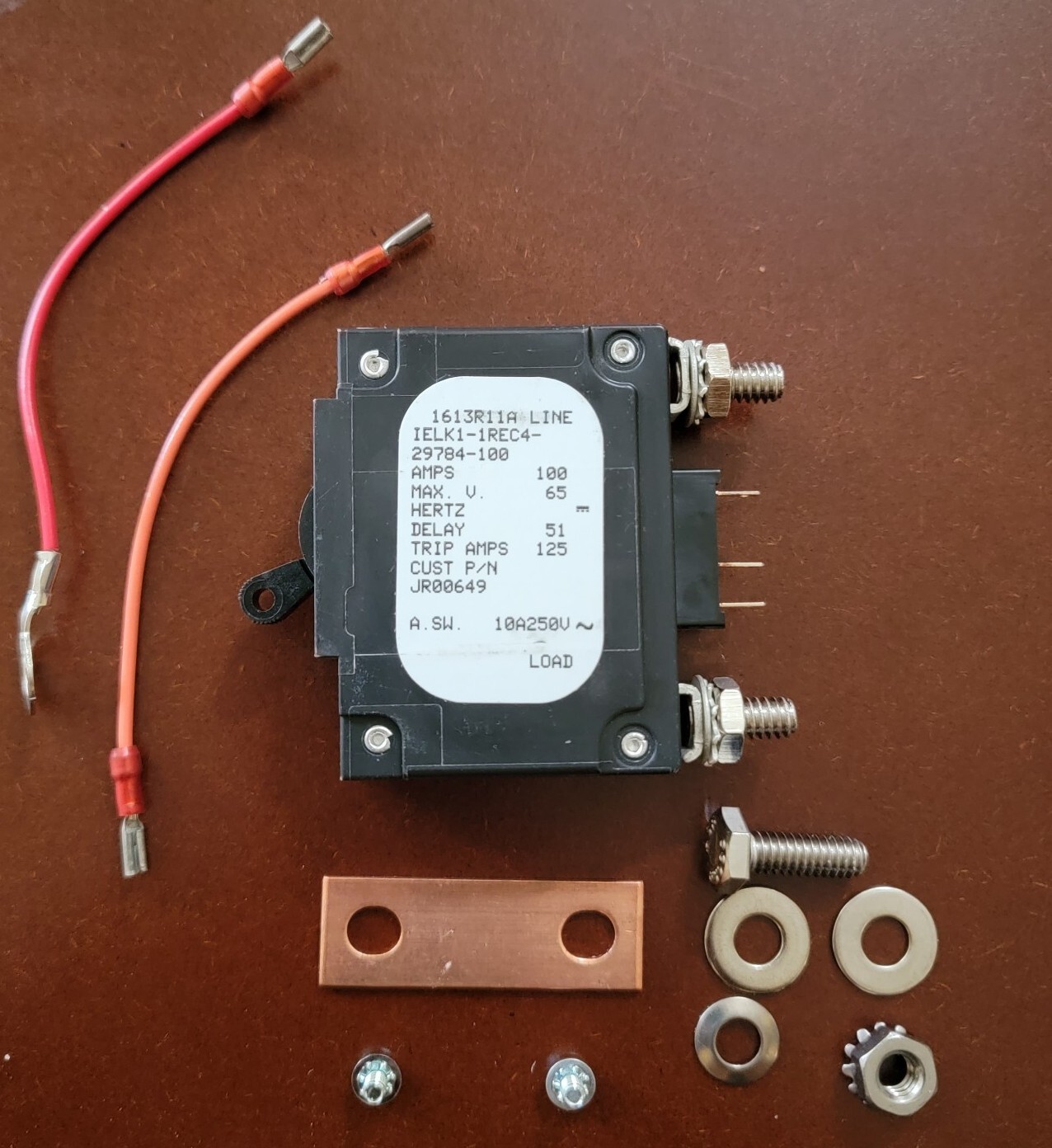 New Airpax 100 Amp Bullet Circuit Breaker IELK11REC429784100 eBay