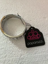 Paparazzi-￼ Bracelet Mega Megawatt White NEW
