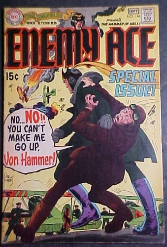 STAR SPANGLED WAR STORIES #146! ENEMY ACE! VG+ 1969 DC COMICS