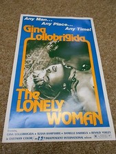 THE LONELY WOMAN 1973) GINA LOLLOBRIGIDA ORIGINAL PRESSBOOK+