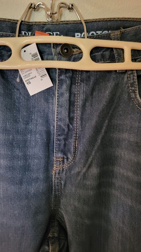 Childs Place NWT Girls 16 Adjust Elastic Inside Jeans Blue Bootcut 32 W 31 Insea - Picture 12 of 24