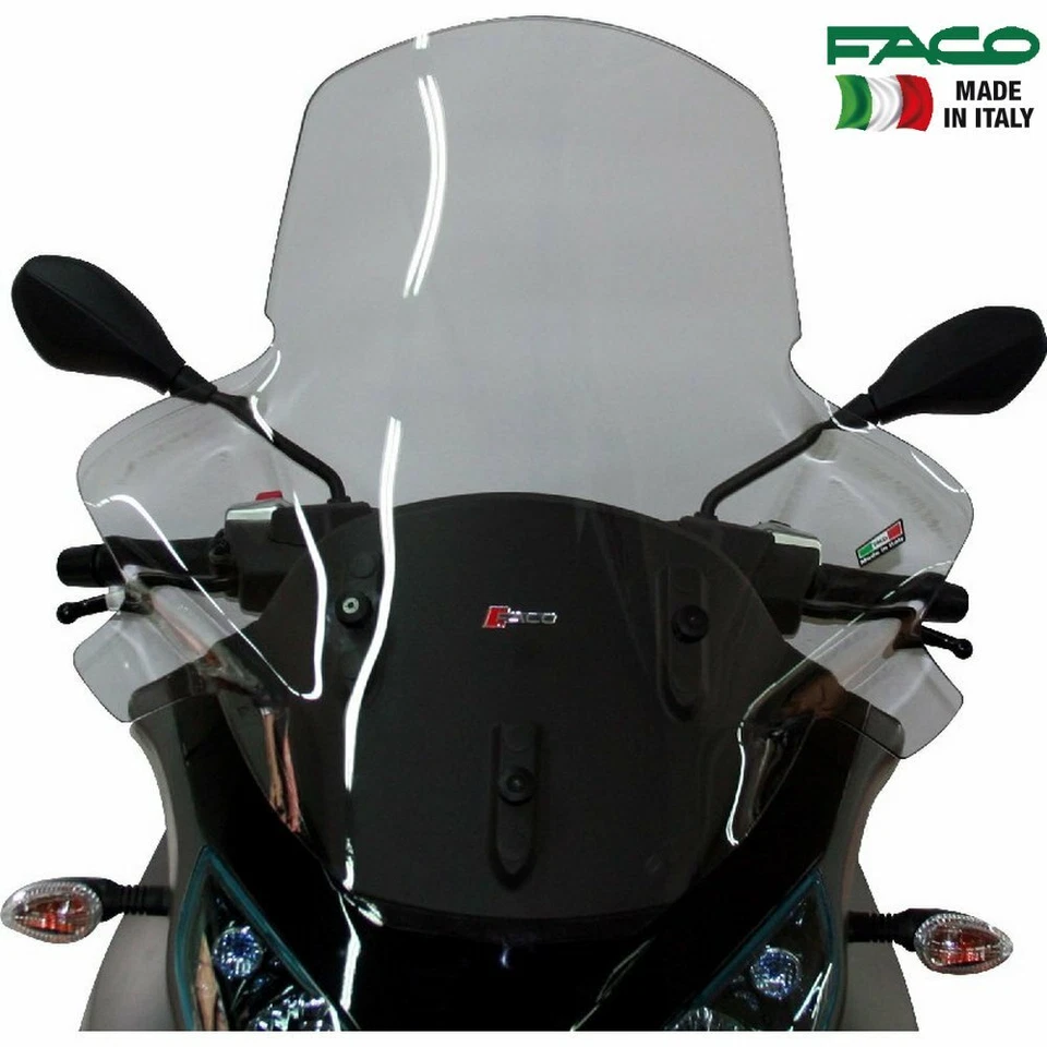 FACO 23351 Pare-Brise 4MM Transparent Piaggio MP3 LT Sport ABS 500 2014 2015