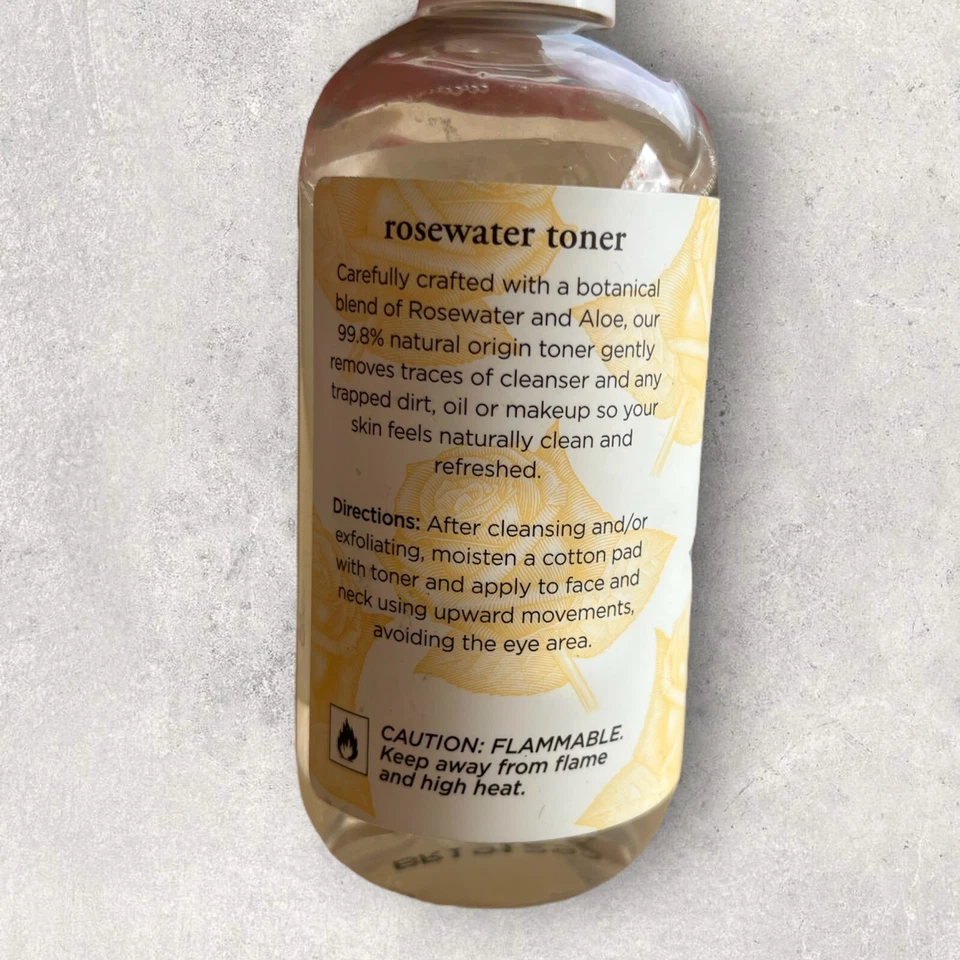 1 x Burt's Bees розовая вода тонер 8 унций, натуральный, новый w сломанная печать - Изображение 2 из 4