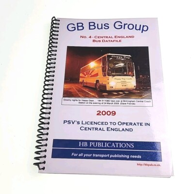 GBBG GB Bus Group Regional Bus Datafile 04 Central England 2009 Book