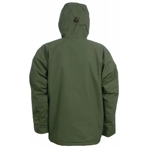 Foursquare Coco Jacket Mens Ski Snowboard Insulated Waterproof Coat Olive S - Image 2 of 3