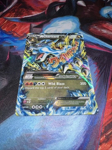 New ListingPokémon TCG Mega M Charizard EX Flashfire Holo Ultra Rare Card 69/106