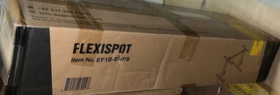 FlexiSpot EF1 Elektrisches Schreibtischbein 70 120cm max. 70kg Schwarz NEU
